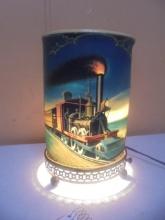 Vintage John Bell 1956  Locomotive Accent Lamp