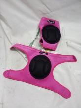 Pair of Pink Knee Mate Adjustable Knee Pads