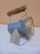Vintage Star Headlight & Lantern Co Wood Handled Metal Lantern