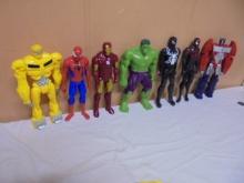 Large Group of Assorted Action Figures