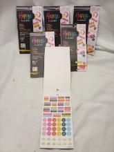 Lot of 6 Happy Planner 827Pc Classic Sticker Sheets