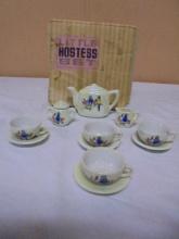 Vintage Child's Porcelain Little Hostess Tea Set in Original Box