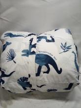 Full/Queen Dinosaur Comforter set, including shams, pillow, throw, comforter