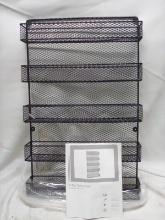 Metal 5 tier Wall Rack with instructions and hardware, 27in tall 17in wide