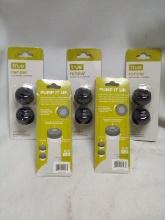 5 Packs of 2 True Renew Vacuum-Seal Stoppers for Alcohol Bottles
