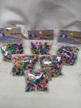 Pearlescent Tri-Beads x6