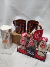 Warm & Cozy Hot Chocolate set and Coffee mug set and 16oz tumbler
