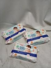 Parent’s Select Unscented Baby Wipes Qty. 3 Packs of 80