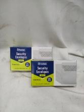 Security Envelopes 6 ¾, 2 boxes of 65