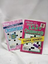 Pair of Crossword Puzzle Books
