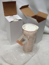Pair of Pinky Up! Rose Gold Finish “Quinn” 16oz Travel Tumblers