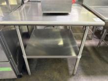 36 in. x 36 in. All Stainless Steel Table