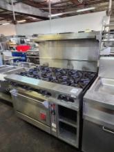 Wolf 48 in. 8 Burner Range with Convection Oven