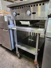 24 in. All Stainless Steel Equipment Stand on Casters