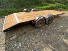 TOTALLY REBUILT TRAILER WITH A 14 FT BODY PLUS 2 FT BEAVERTAIL
