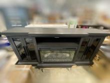 71 INCH NAPOLEON MEDIA CONSOLE WITH BUILT-IN FIRE PLACE