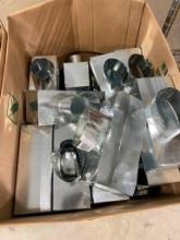 LARGE BOX OF 4 x 10 x 4 INCH ROUND STACK DUCT HEADS