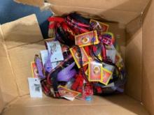 SMALL BOX OF ASSORTED CAT COLLARS