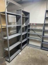 (8) Shelving Units & Stool