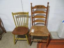(2) Hitchcock Chairs