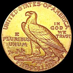 1910-S $5 Gold Half Eagle CLOSELY UNCIRCULATED