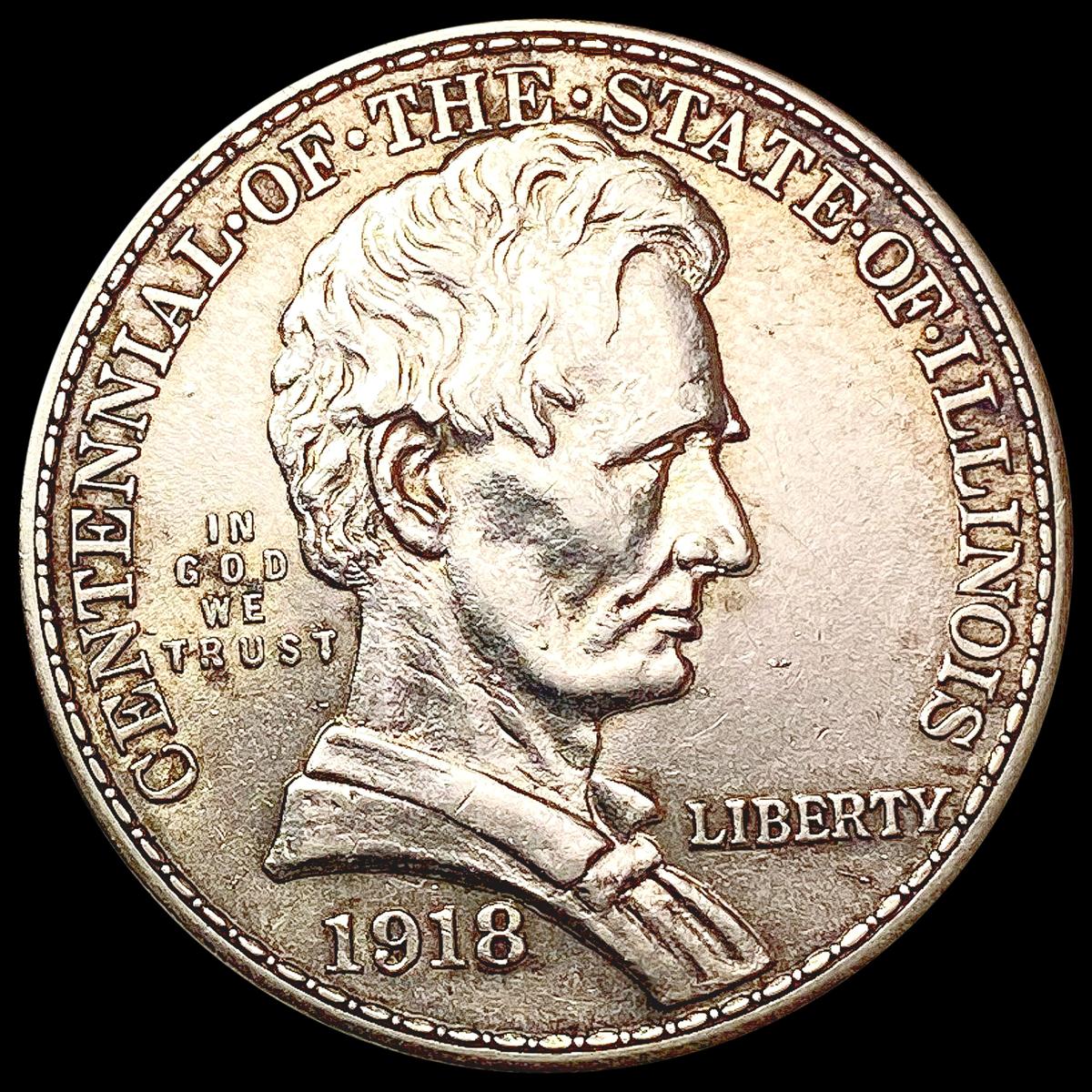 1918 Illinois Half Dollar UNCIRCULATED