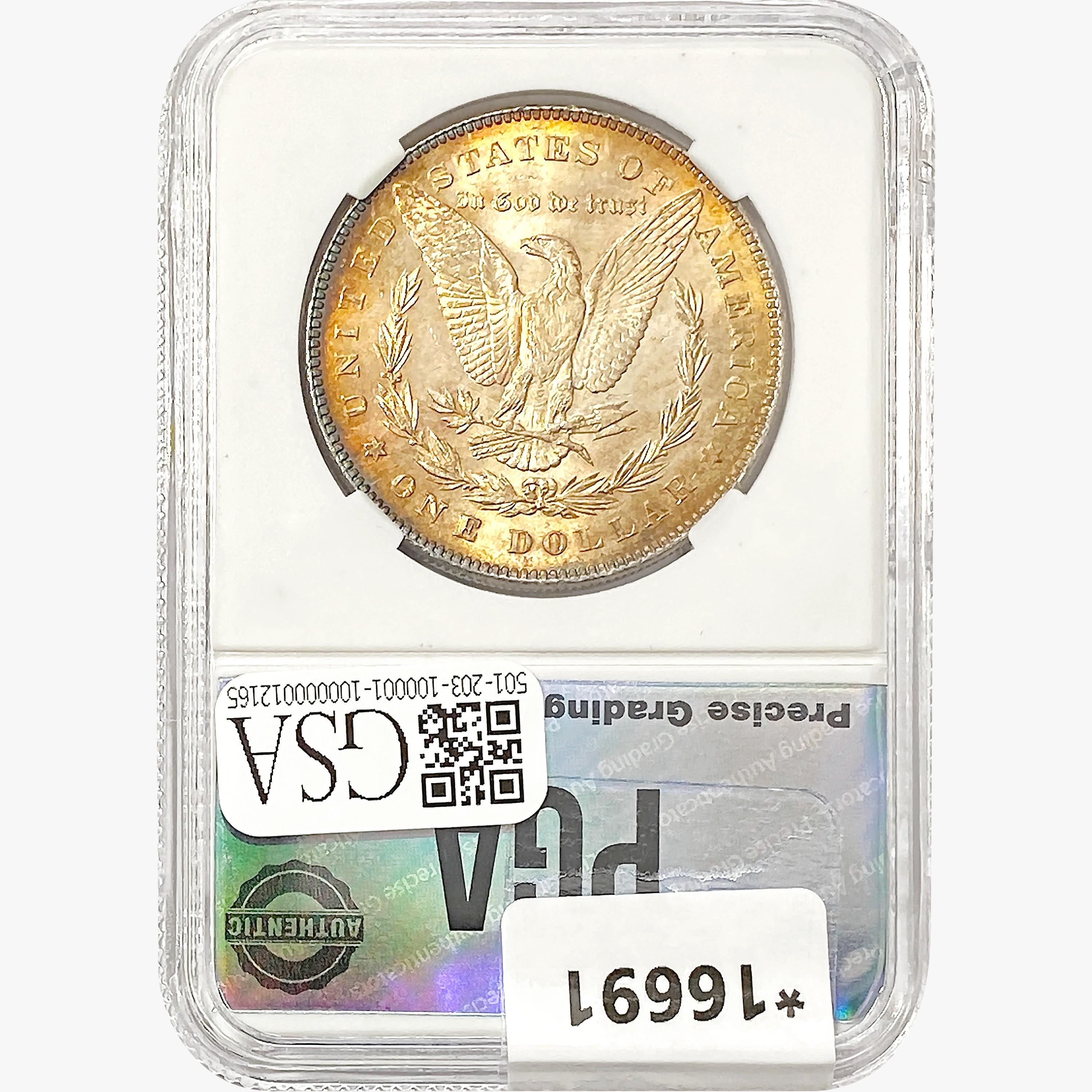 1878 7TF Morgan Silver Dollar PGA MS66 REV 78