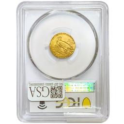 1915 $2.50 Gold Quarter Eagle PCGS MS63