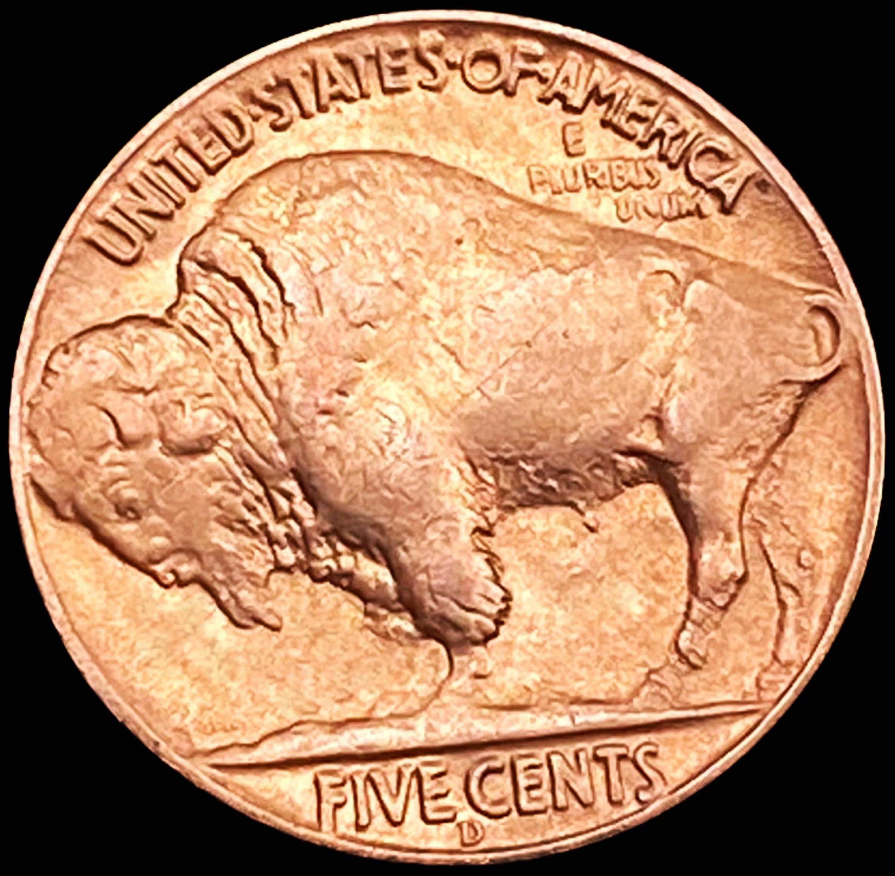 1937-D 3 Leg Buffalo Nickel UNCIRCULATED