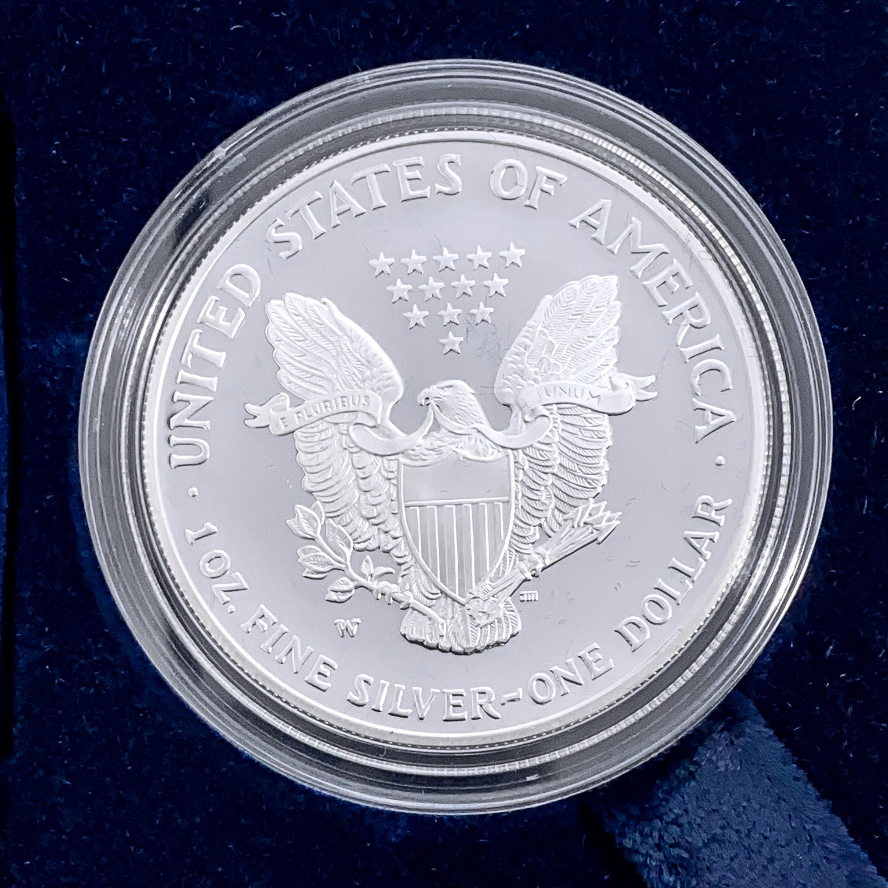2004 US 1oz Silver Eagle Proof Coins [2 Coins]