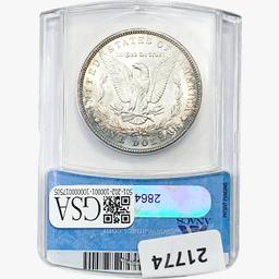 1900 Morgan Silver Dollar ANACS MS63