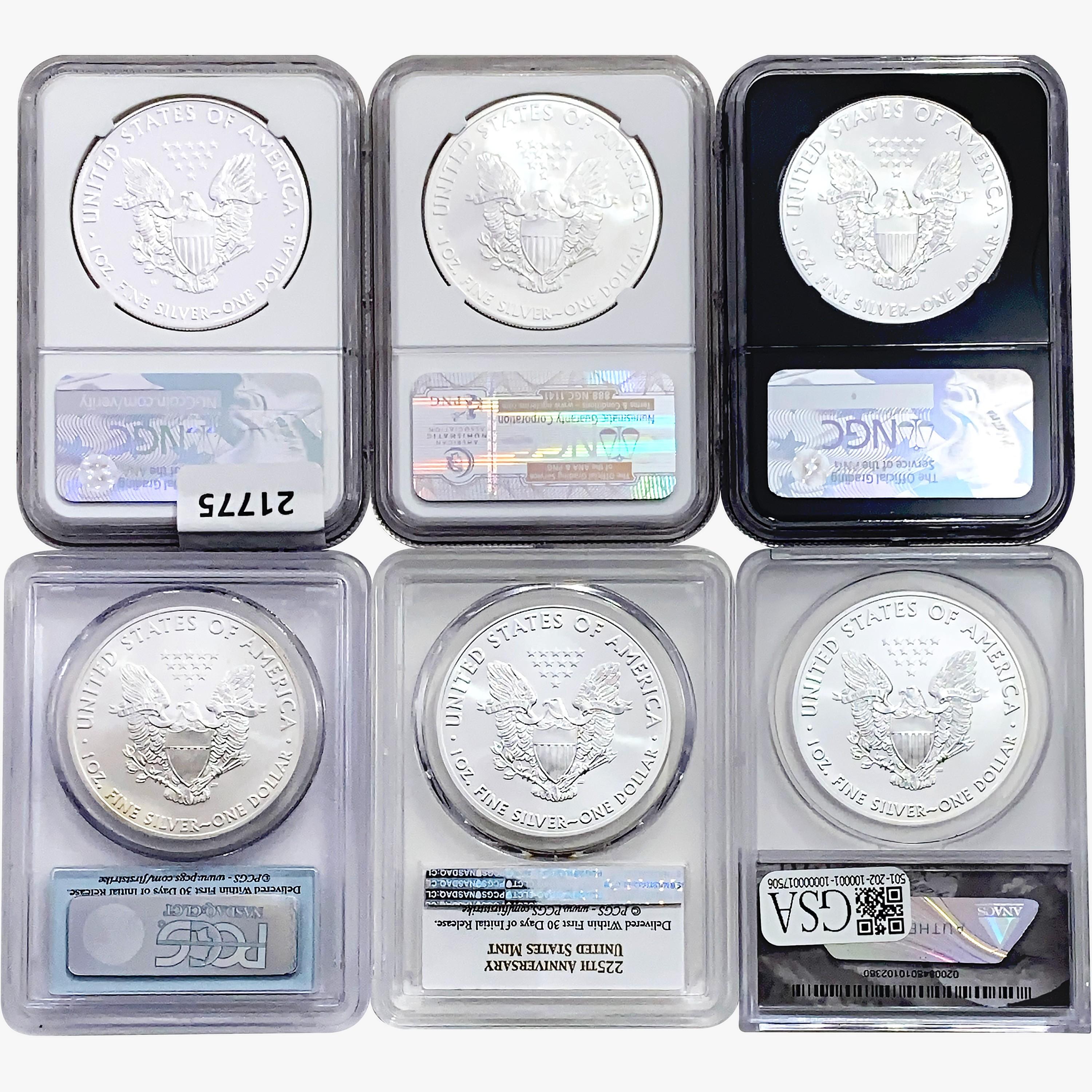 2013-2020 [6] Silver Eagle  MS/PF70