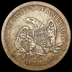 1842-O Seated Liberty Quarter NEARLY UNCIRCULATED