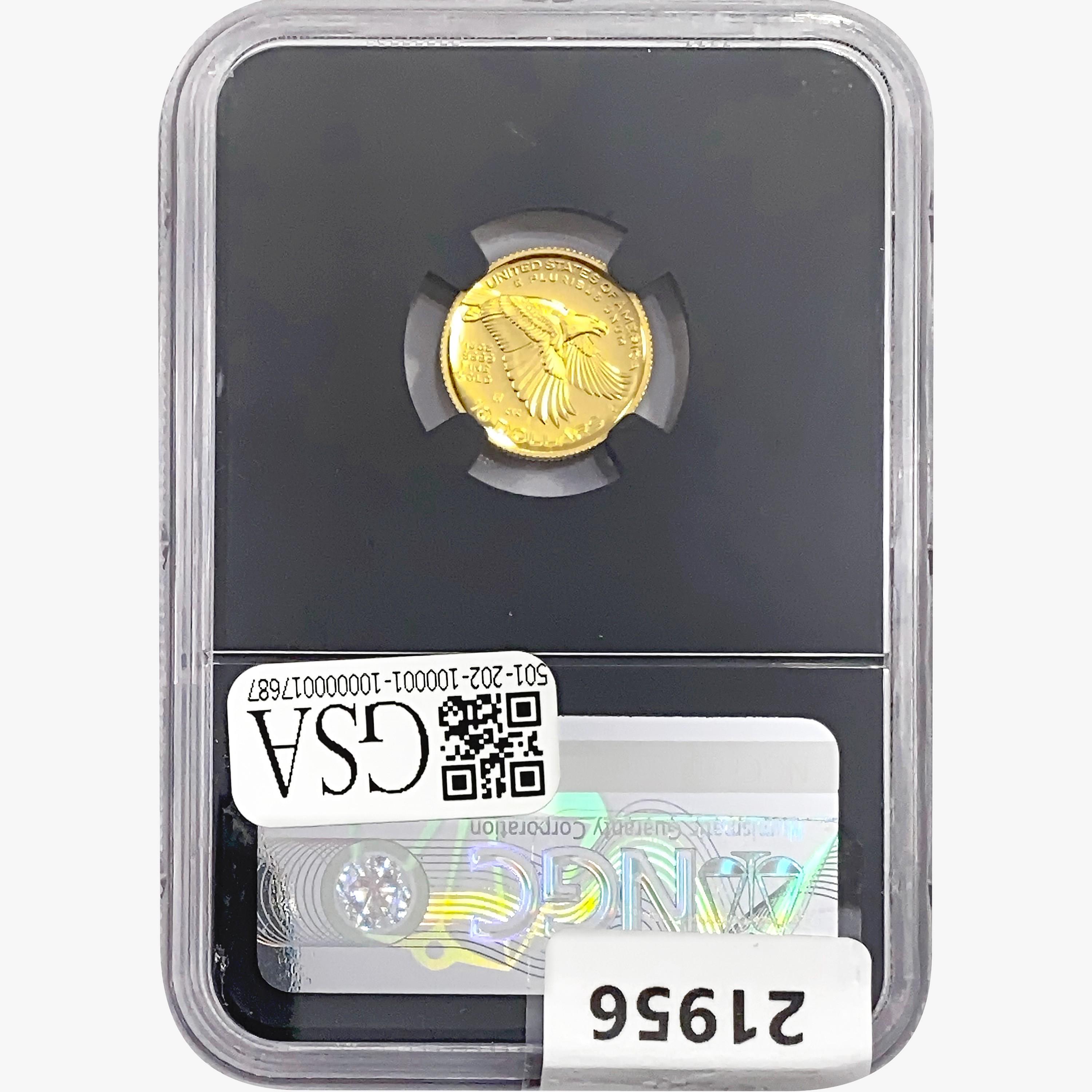 2018-W $10 1/10oz. Gold Liberty NGC PF70 UC HR FDI