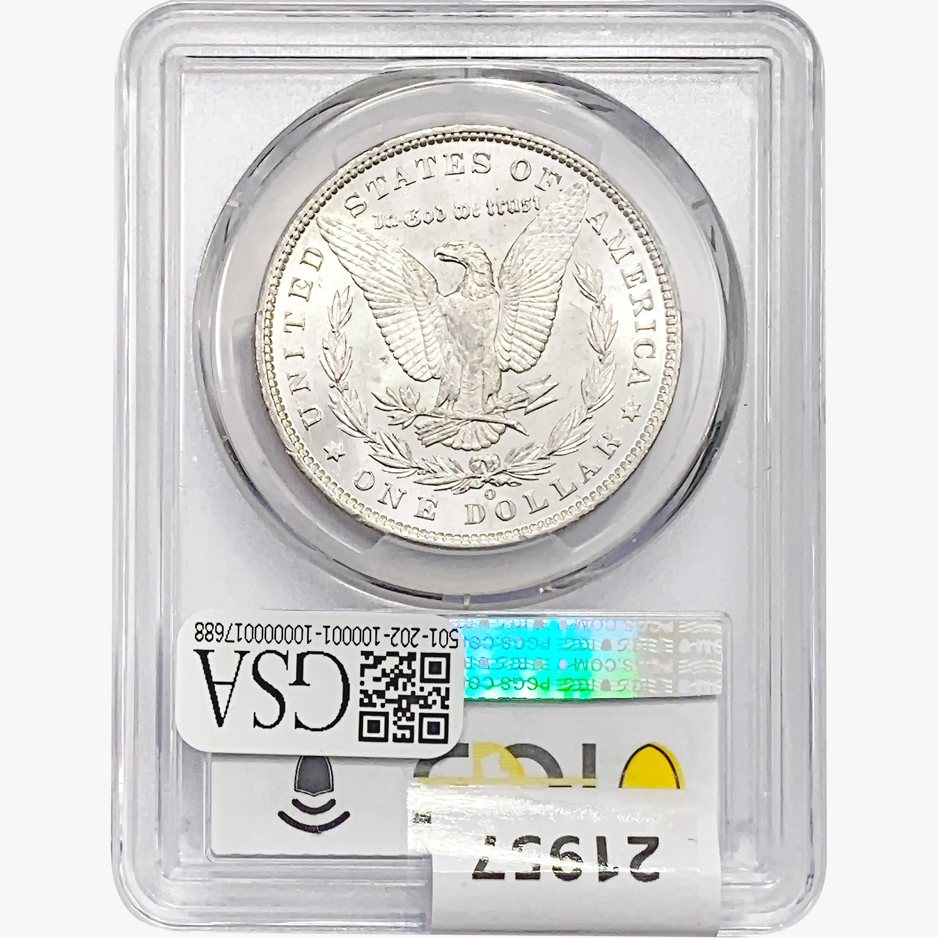 1887-O Morgan Silver Dollar PCGS MS63