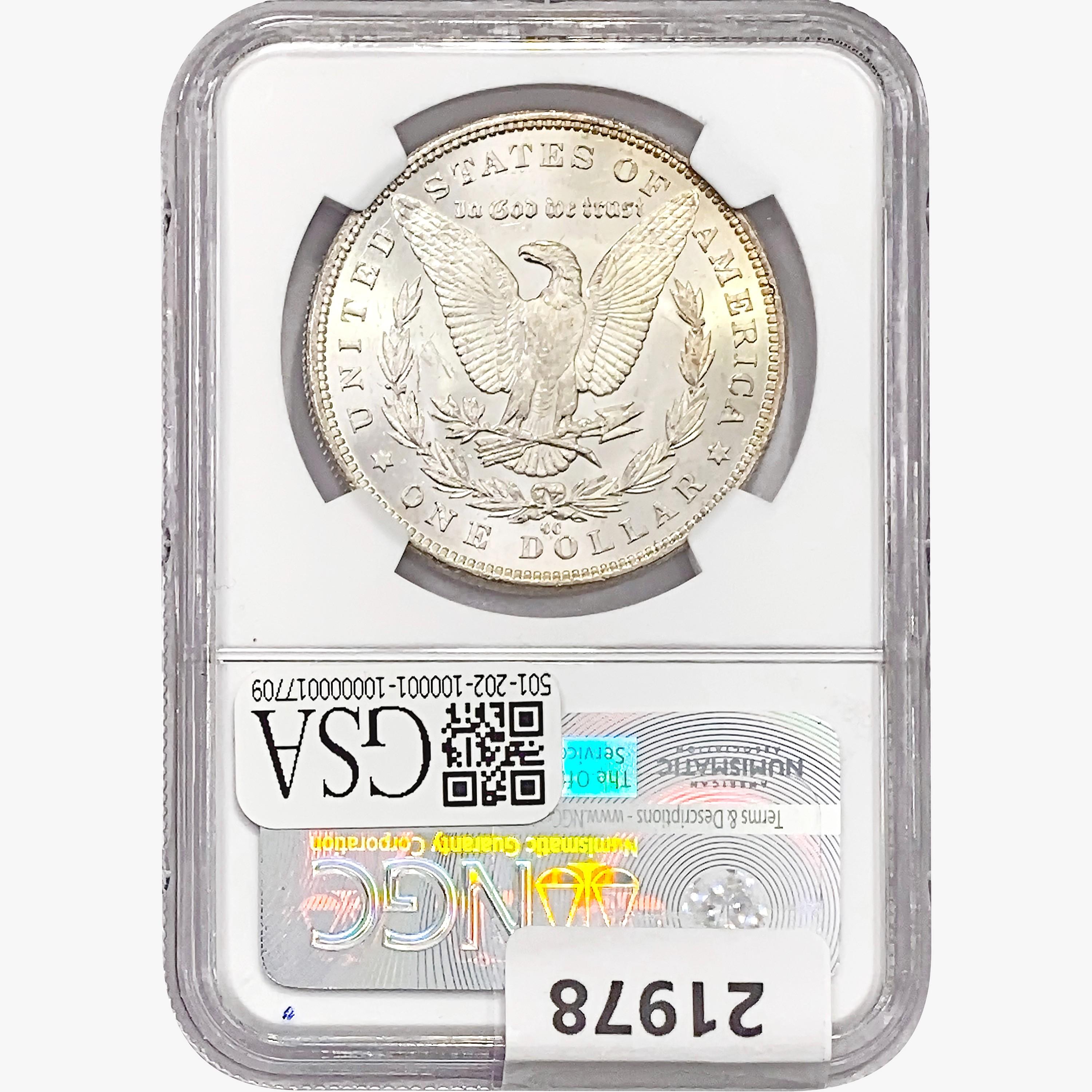 1883-CC Morgan Silver Dollar NGC MS64