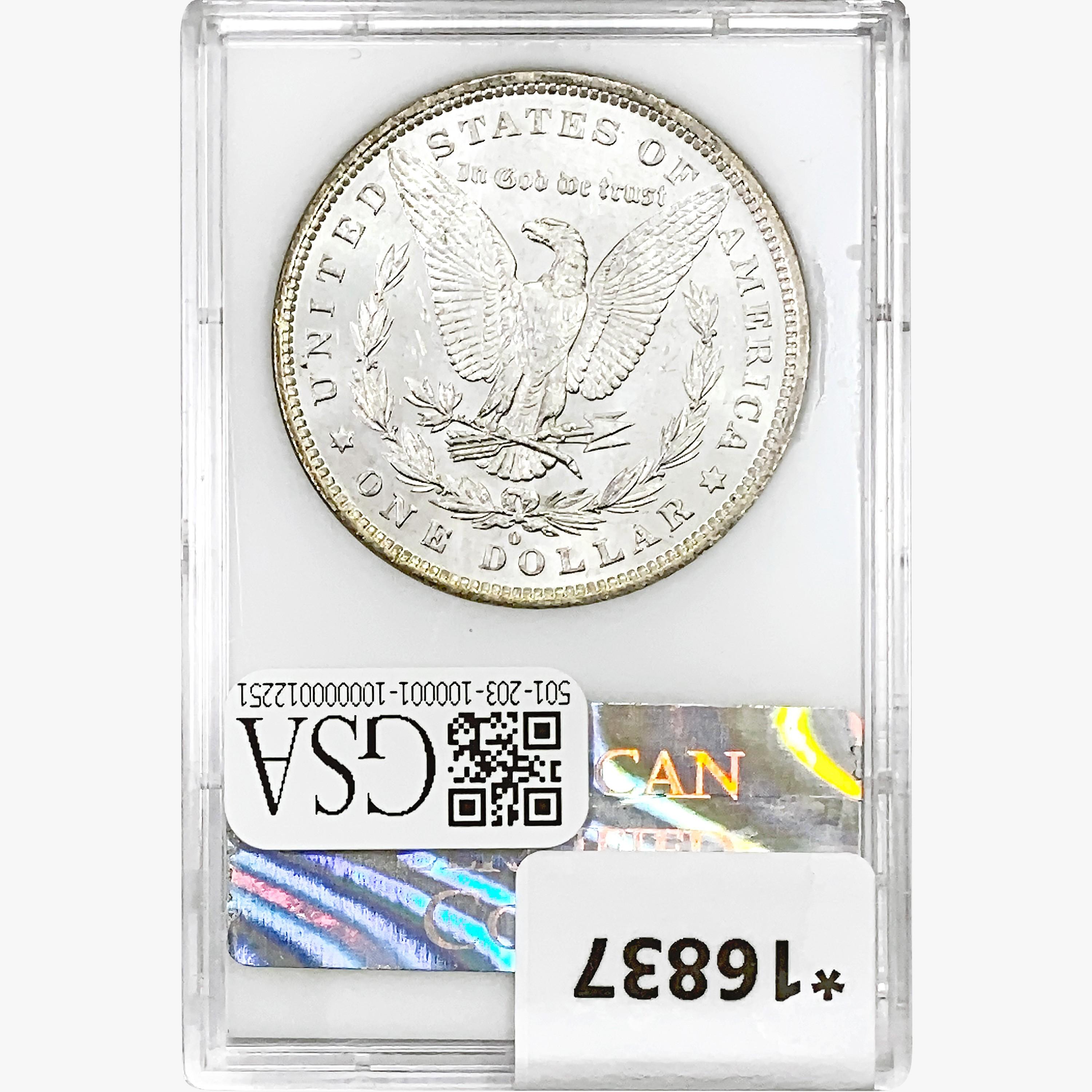 1882-O Morgan Silver Dollar ACC MS63