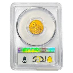1909 $2.50 Gold Quarter Eagle PCGS MS62
