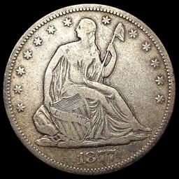 1877-S Seated Liberty Half Dollar NICELY CIRCULATE