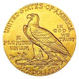 1909 $2.50 Gold Quarter Eagle CHOICE AU