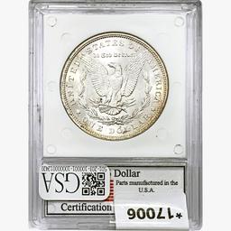 1896 Morgan Silver Dollar TGS MS64