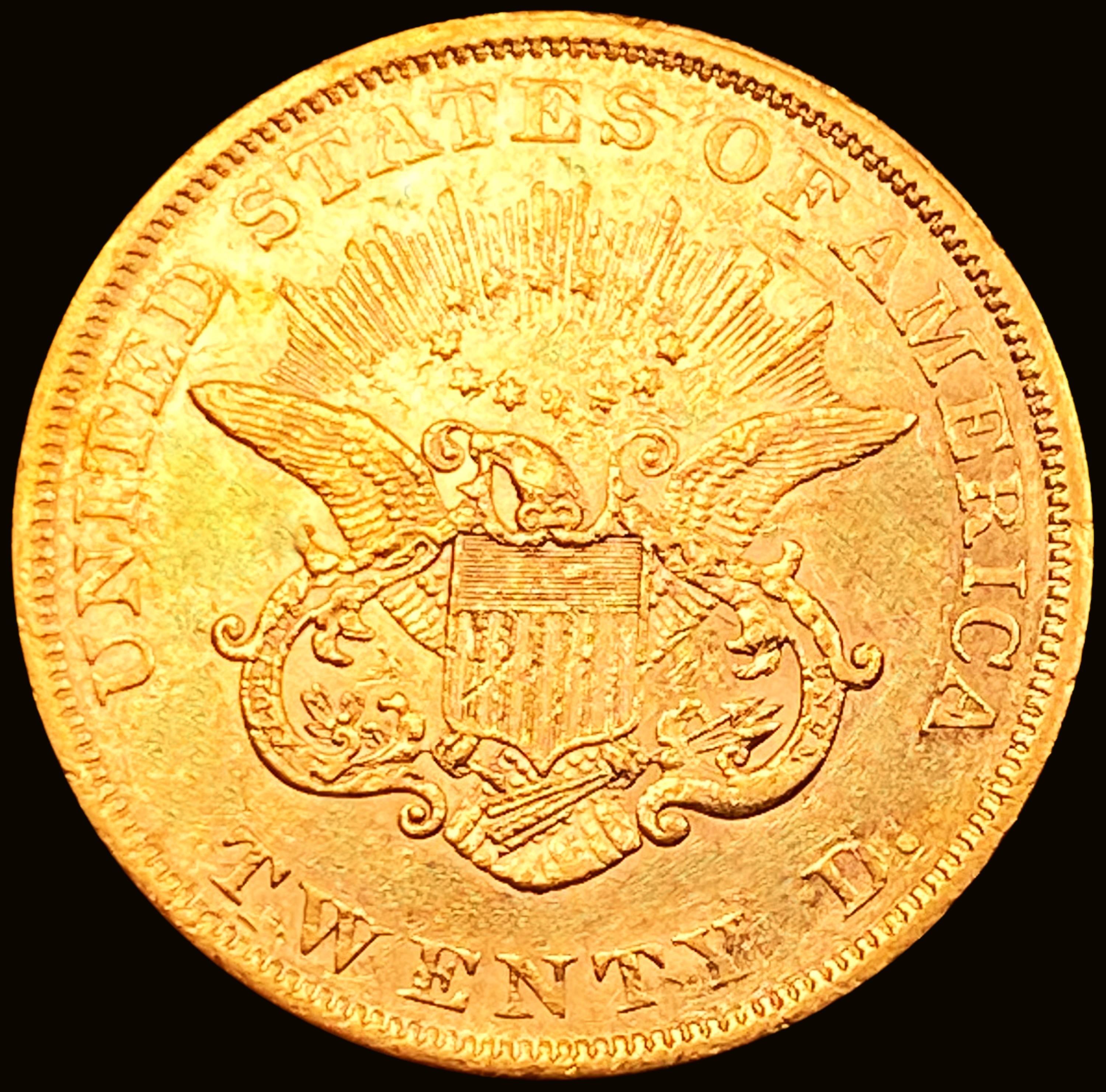 1853 $20 Gold Double Eagle UNCIRCULATED
