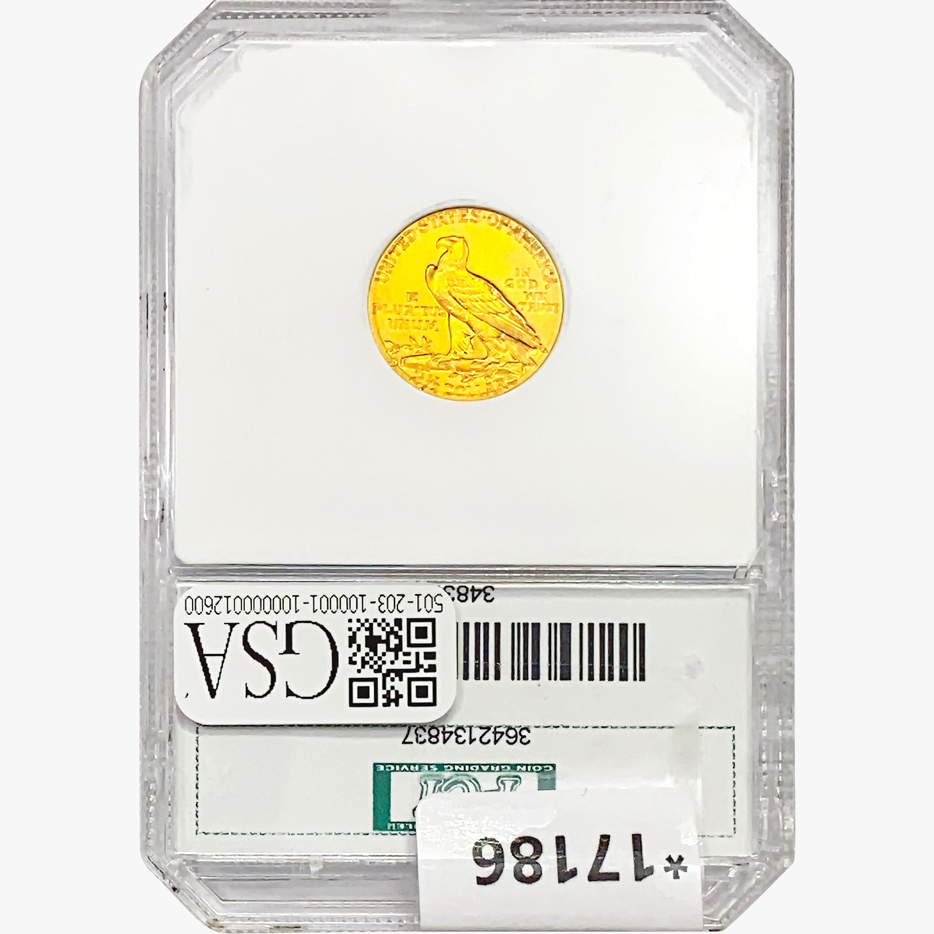 1914-D $2.50 Gold Quarter Eagle PCI MS64
