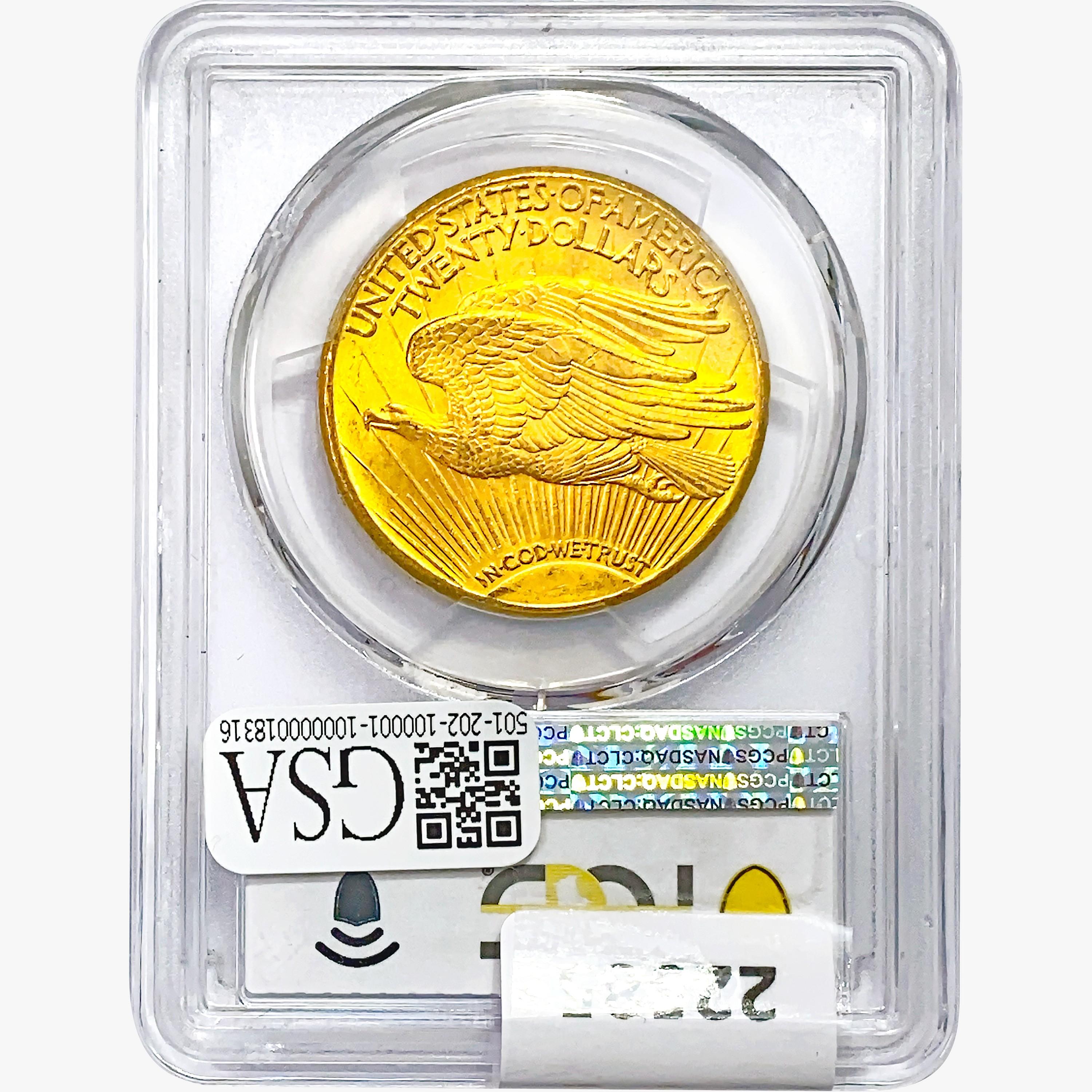 1911-D $20 Gold Double Eagle PCGS MS64