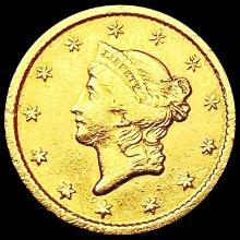 1851-O Rare Gold Dollar NEARLY UNCIRCULATED