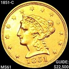 1851-C $2.50 Gold Quarter Eagle
