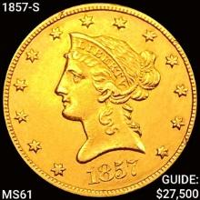 1857-S $10 Gold Eagle