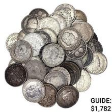 1893-1950's Silver Commemorative 50c Lot (54 Coins
