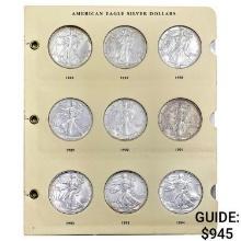[39] 1986-2020 American Eagle Silver Dollars Book