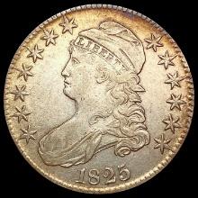 1825 Capped Bust Half Dollar CLOSELY UNCIRCULATED